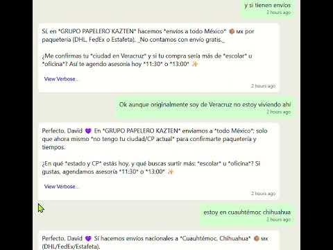 Sr. Ventas por WhatsApp